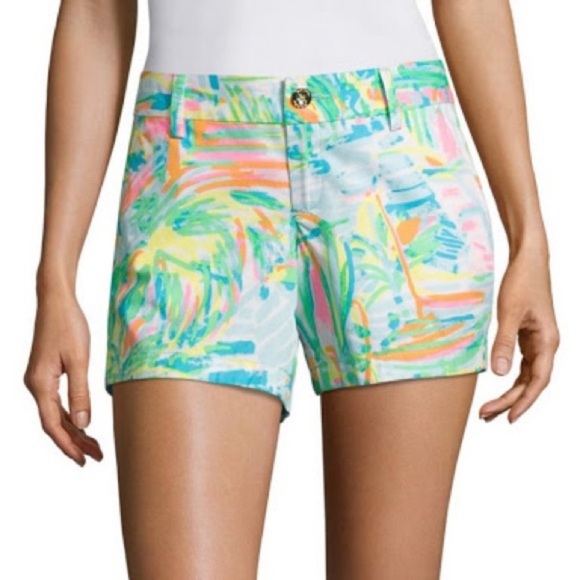 Lilly Pulitzer Pants - Lilly Pulitzer Callahan Sea Salt & Sun 5” shorts 8